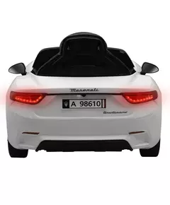 Elektrische Speelauto Maserati GranTurismo Wit – Luxe Kindervoertuig met Afstandsbediening