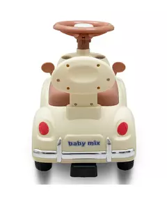 Baby Kiddo Cruiser Loopauto Beige – Retro Stijl en Veiligheid voor Kleintjes
