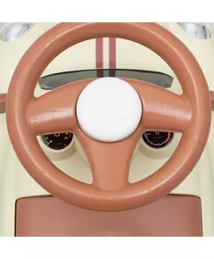 Baby Kiddo Cruiser Loopauto Beige – Retro Stijl en Veiligheid voor Kleintjes