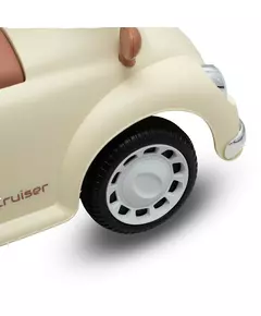 Baby Kiddo Cruiser Loopauto Beige – Retro Stijl en Veiligheid voor Kleintjes