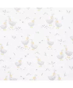 Beddengoedset Baby - Gansjes - Zonder Vulling - Dekbedovertrek 90 x 120 cm