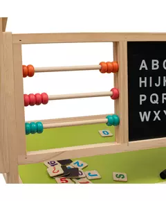 Montessori Houten 2-in-1 Schoolbord - Zwart