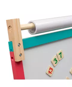 Montessori Houten 2-in-1 Schoolbord - Zwart