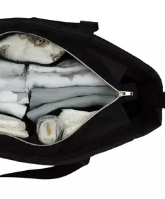 universele kinderwagen tas - buggytas zwart met reflecterende elementen