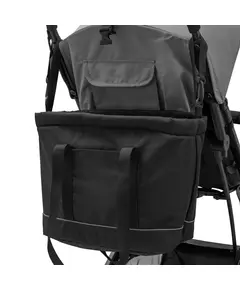 universele kinderwagen tas - buggytas zwart met reflecterende elementen