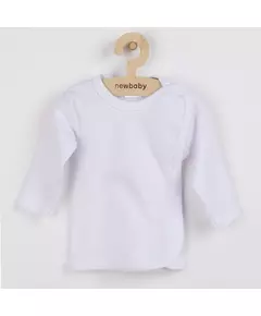 Babyshirt - Witte lange mouwen - Maat 62 (3-6 maanden)