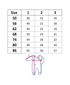 Baby Jumpsuit - Langemouwen - Drukknopen - 100% Katoen