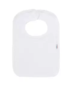 Slabber - Katoen - Ronde halsopening - 2-lagig - 36x26 cm