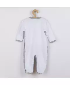 Jumpsuit - Katoen - Zebra Afbeelding - Mouwen met Knoopsluiting