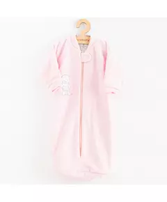 Babyslaapzak - Teddybeer - Roze - Maat 80 (9-12 maanden)