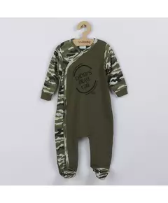 Baby Jumpsuit - 100% Katoen - Camouflageprint - Drukknopen
