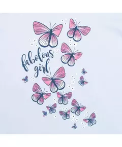 Kinderkleding - 2-delige set - T-shirt met vlinderprint