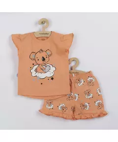 Pyjama's - Zomer - Katoen - Maat 74 (6-9m) - T-shirt en Shorts met Koala en Sterren