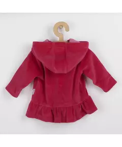 Vest met Capuchon - Donkerrood - Maat 62 (3-6 maanden)