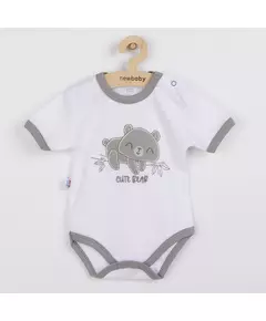 Baby Romper - Katoen - Schattig Beer Ontwerp - Drukknoopsluiting