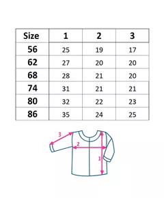 Baby Cotton Coat - Maat 80 - Oranje met gloeilampen - 100% katoen