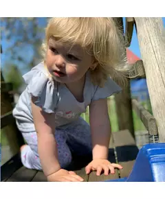 Kleding - Babyset - T-shirt met korte mouwen - Broek met bloemen