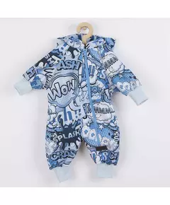 Softshell Infant Jumpsuit - Levende stripboekthema - maat 74 (6-9 maanden)