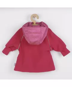 Softshell kinderjas - Donkerroze - Maat 92 (18-24 maanden)