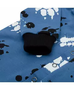 Baby jumpsuit - Hoofddoek met oortjes - Katoen - Blauw