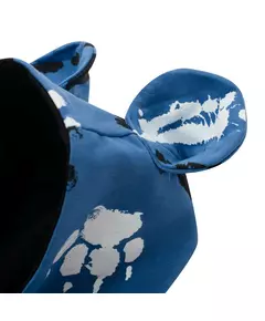 Baby jumpsuit - Hoofddoek met oortjes - Katoen - Blauw