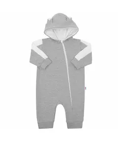 Babyoverall - Grijs - 18-24 maanden - Thermische stof - Met capuchon