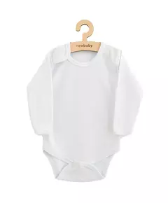 Baby Romper - Wit - Lange Mouwen - Maat 92 (18-24m) - Baby kleding