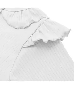 Baby Jumpsuit - Katoen - Strepen - Maat 68 (4-6m) - Witte Overal