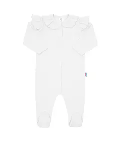 Baby Kleding - Jumpsuit - Witte Streepjes - Katoen - Maten 80 (9-12m)