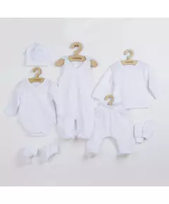 Kledingset - 7-delig - Maat 62 - Hoogwaardig katoen - Babyrompers