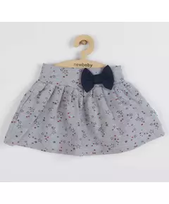 Kleding - 3-delige meisjesset - Grijze top - Rok met sterren