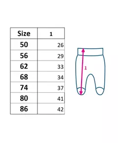 Kleding - Kerstbroekje - 100% katoen - Maat 56 (0-3 maanden)