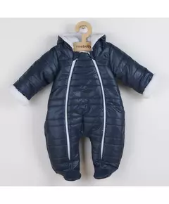 Winterjumpsuit - met capuchon - met oortjes - maat 62 (3-6 maanden)