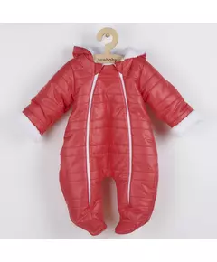 Jumpsuit - Rood - Gewatteerd - Maat 62 (3-6 maanden) - Winterkleding