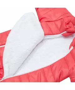 Baby Winterjumpsuit - Rood - Gewatteerd - Met Capuchon en Oortjes
