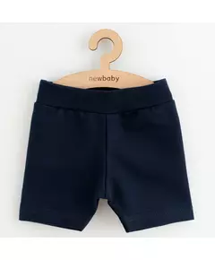 Baby shorts - donkerblauw - maat 56 (0-3 maanden) - 95% katoen, 5% elastaan