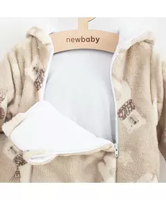 Baby Jumpsuit - Wellsoft - Polar Bear - Capuchon - 0-3 Maanden
