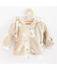 Baby Hoodie - Wellsoft - Beige - Maat 80 (9-12 maanden)