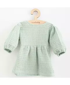 Babyjurkje - lichtgroen - 3/4 mouwen - katoen stof - maat 68 (4-6m)