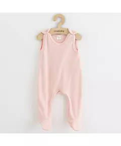 Babypyjama - Lichtroze - Maat 74 - 100% Katoen - Voetjes
