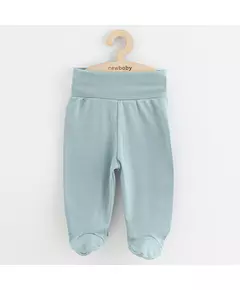 babybroekjes - effen blauwgroen - maat 68 - 4-6 maanden