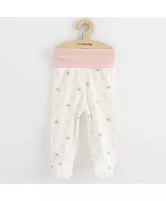 Babybroekje - Wit met beertjes en letter C - Maat 74 (6-9 maanden)