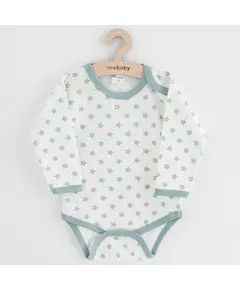 Baby romper - lange mouwen - sterrenpatroon - maat 74 (6-9m)