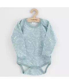 Baby bodysuit - lange mouwen - dino print - maat 74 (6-9m)
