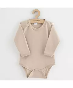 Baby bodysuit - light beige - size 86 (12-18m) - lange mouwen
