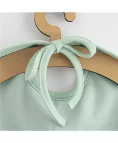 Slabbetje - 100% katoen - Hoge absorptie - Mintgroen - Babyaccessoires