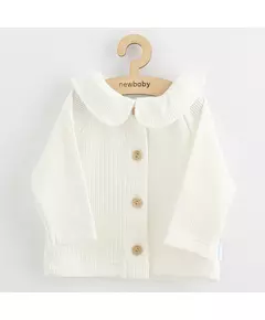 Babyvestje - Gebroken wit - Katoen - Maat 56 (0-3 maanden)