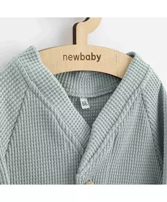 Babyvestje - Lichtgroen - Geribbelde stof - Maat 74 (6-9 maanden)