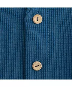 Babyvest - Gebreid - V-hals - Houten knopen - Maat 86 (12-18 maanden)