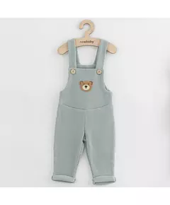 Kinderkleding - Tuinbroek - Lichtgrijs - Maat 56 (0-3 maanden)